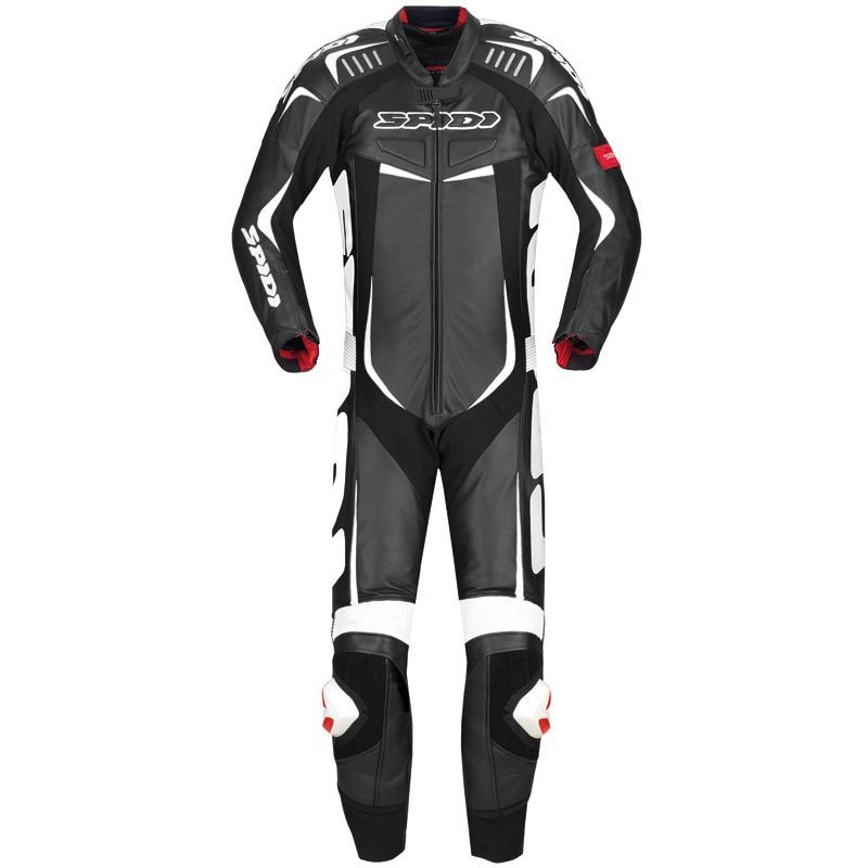 Spidi Track Wind Pro 1-Teiler Motorrad Lederkombi- schwarz-weiss- Grsse 48- schwarz-weiss- Grsse 48 Motorrad
