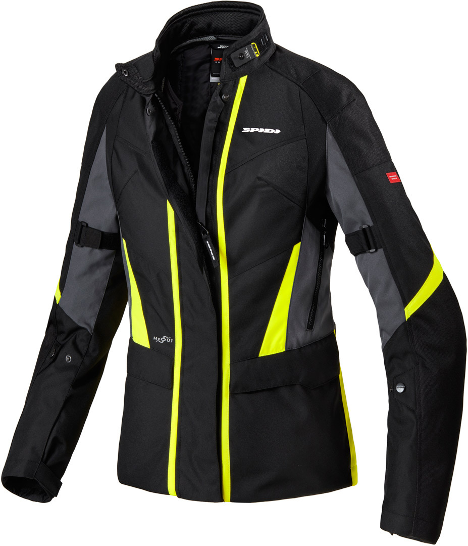 Spidi Traveler 2 Damen Motorrad Textiljacke- schwarz-gelb- Grsse S- schwarz-gelb- Grsse S Motorrad