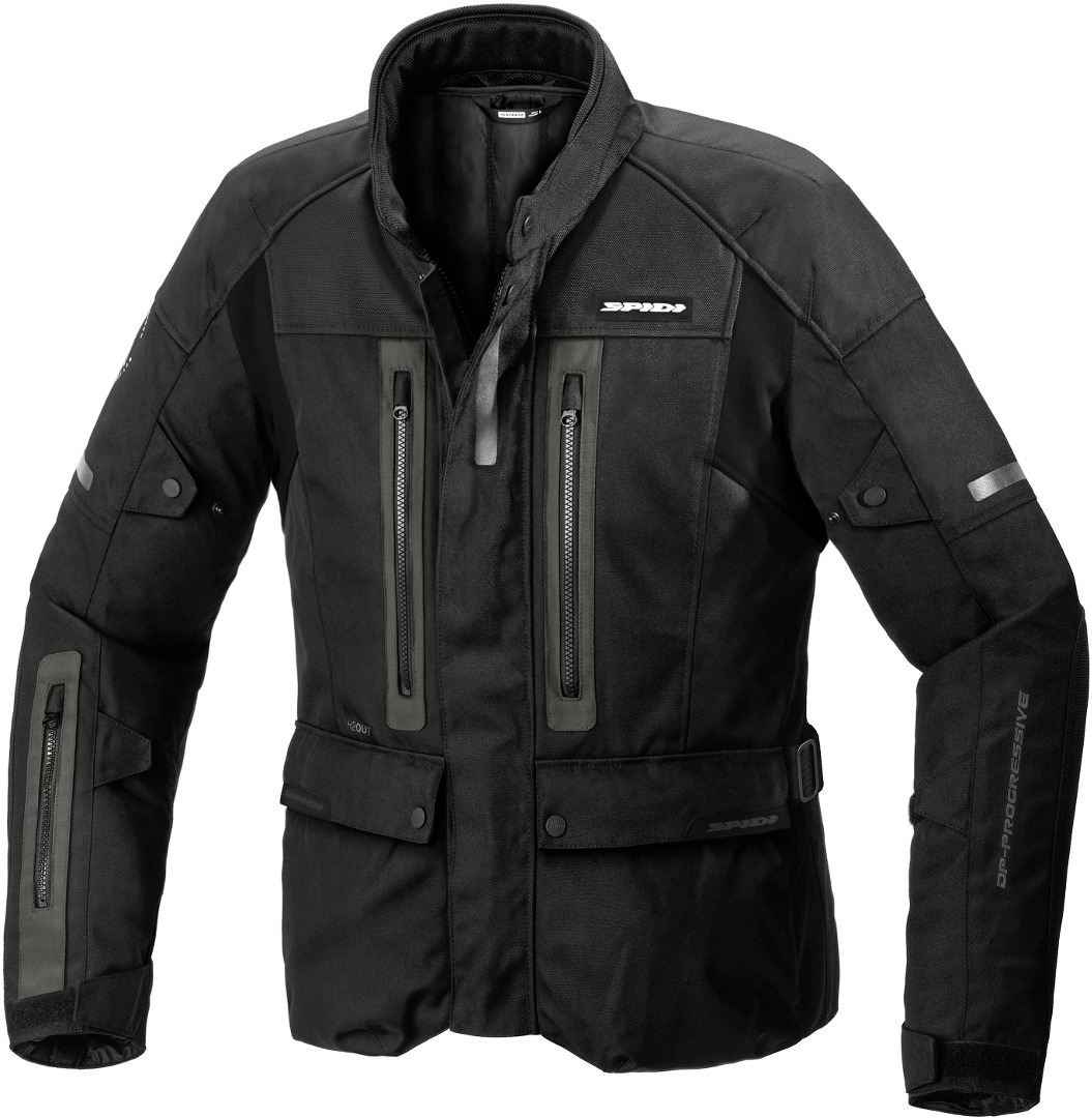 Spidi Traveller 3 H2Out Motorrad Textiljacke- schwarz-grau- Grsse XL- schwarz-grau- Grsse XL Motorrad