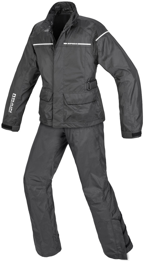 Spidi Urban Rain Kit 2-Teiler Motorrad Regenkombi- schwarz- Grsse S- schwarz- Grsse S Motorrad