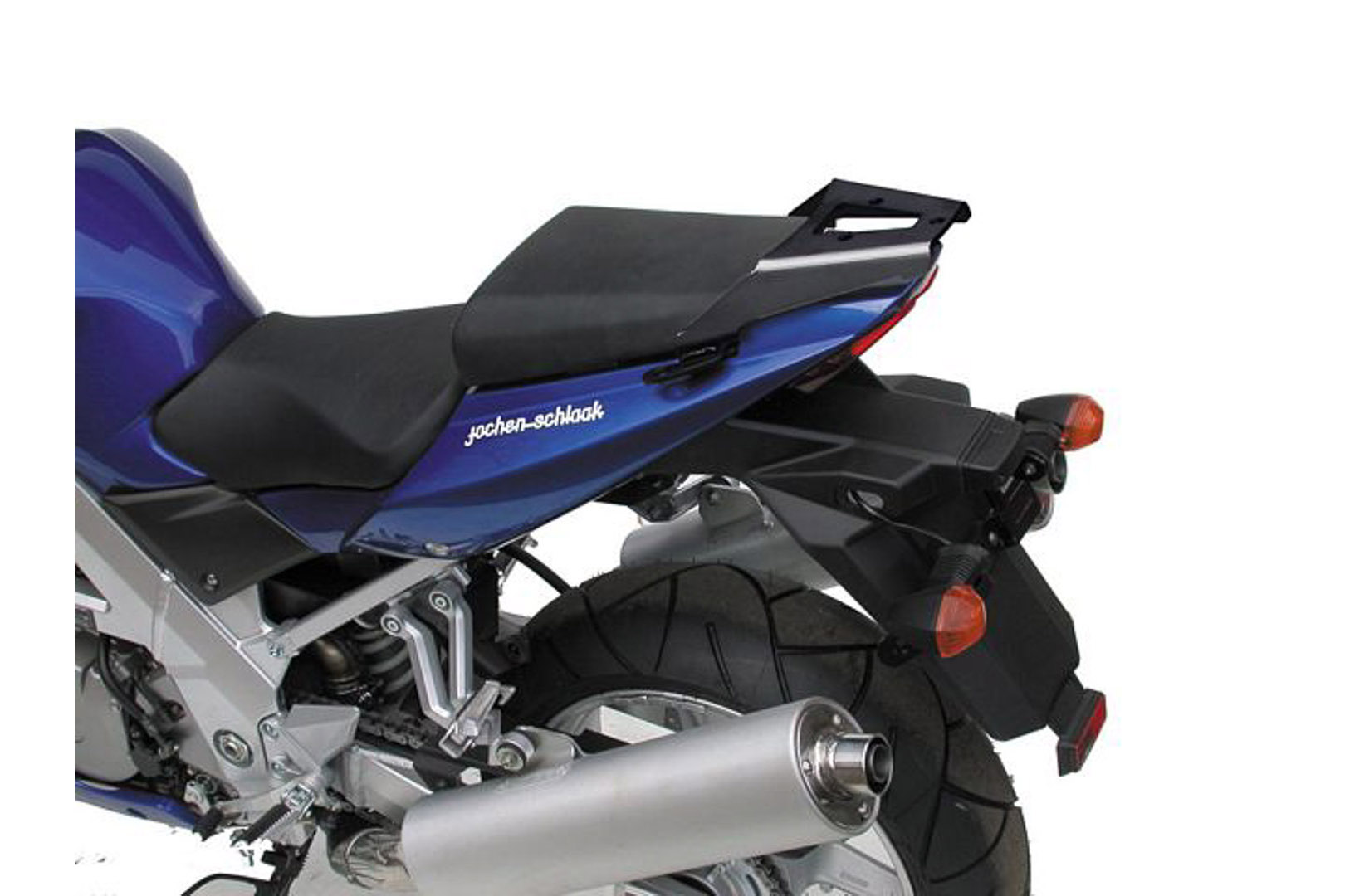 SW-Motech ALU-RACK Gepcktrger - Schwarz- Suzuki SV 650-S (03-08) SV 1000-S (03-05)- schwarz Motorrad