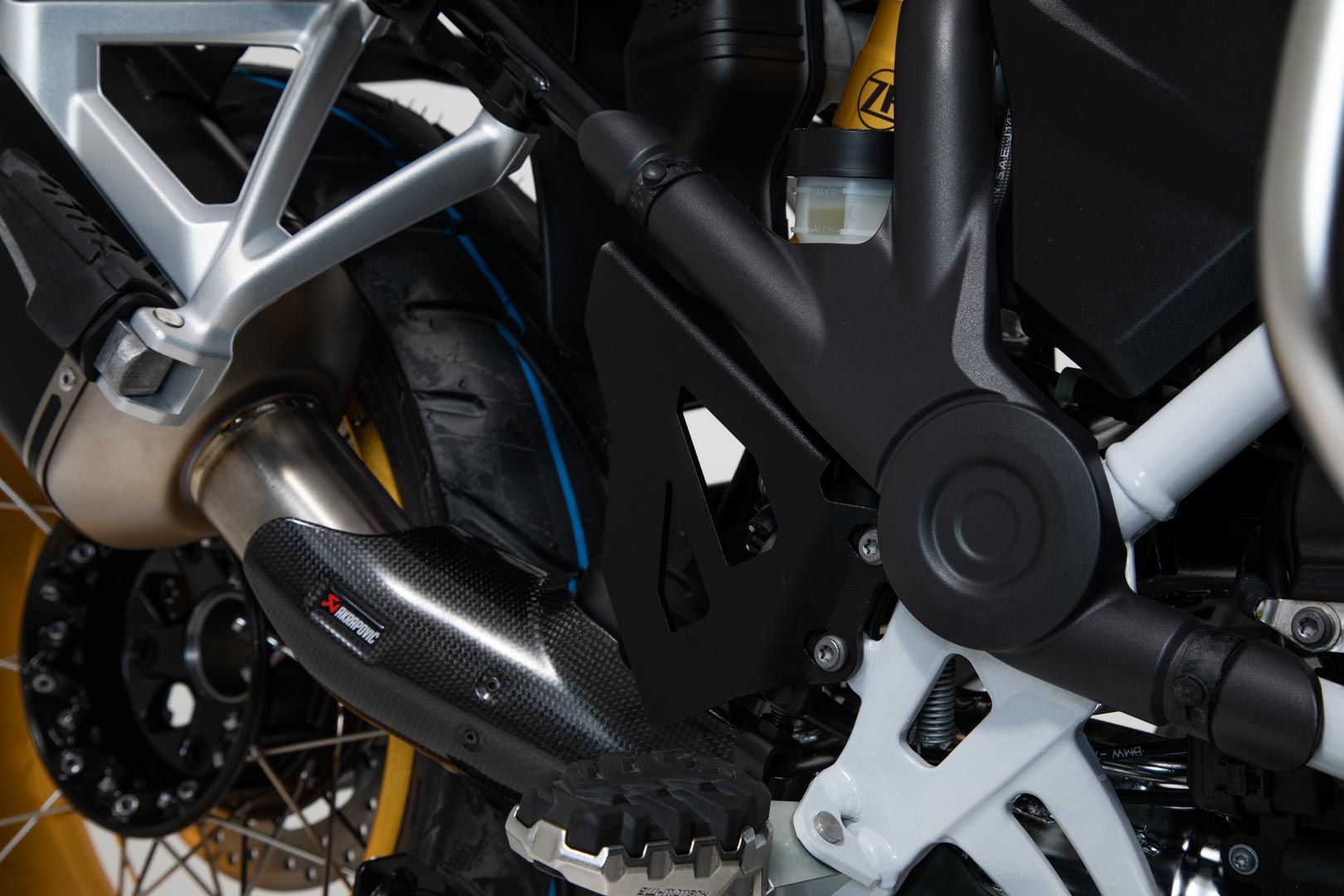 SW-Motech Bremspumpen-Schutz Set - Schwarz- BMW R1200GS- R1250GS- schwarz Motorrad