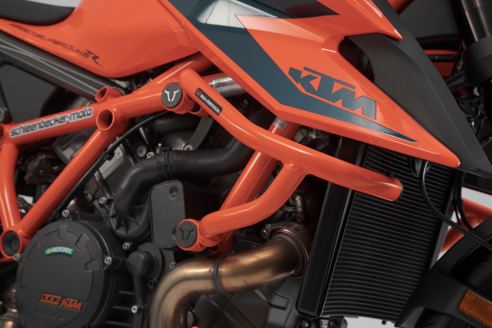 SW-Motech Sturzbgel - Orange- KTM 1290 Super Duke R (19-)- Motorrad