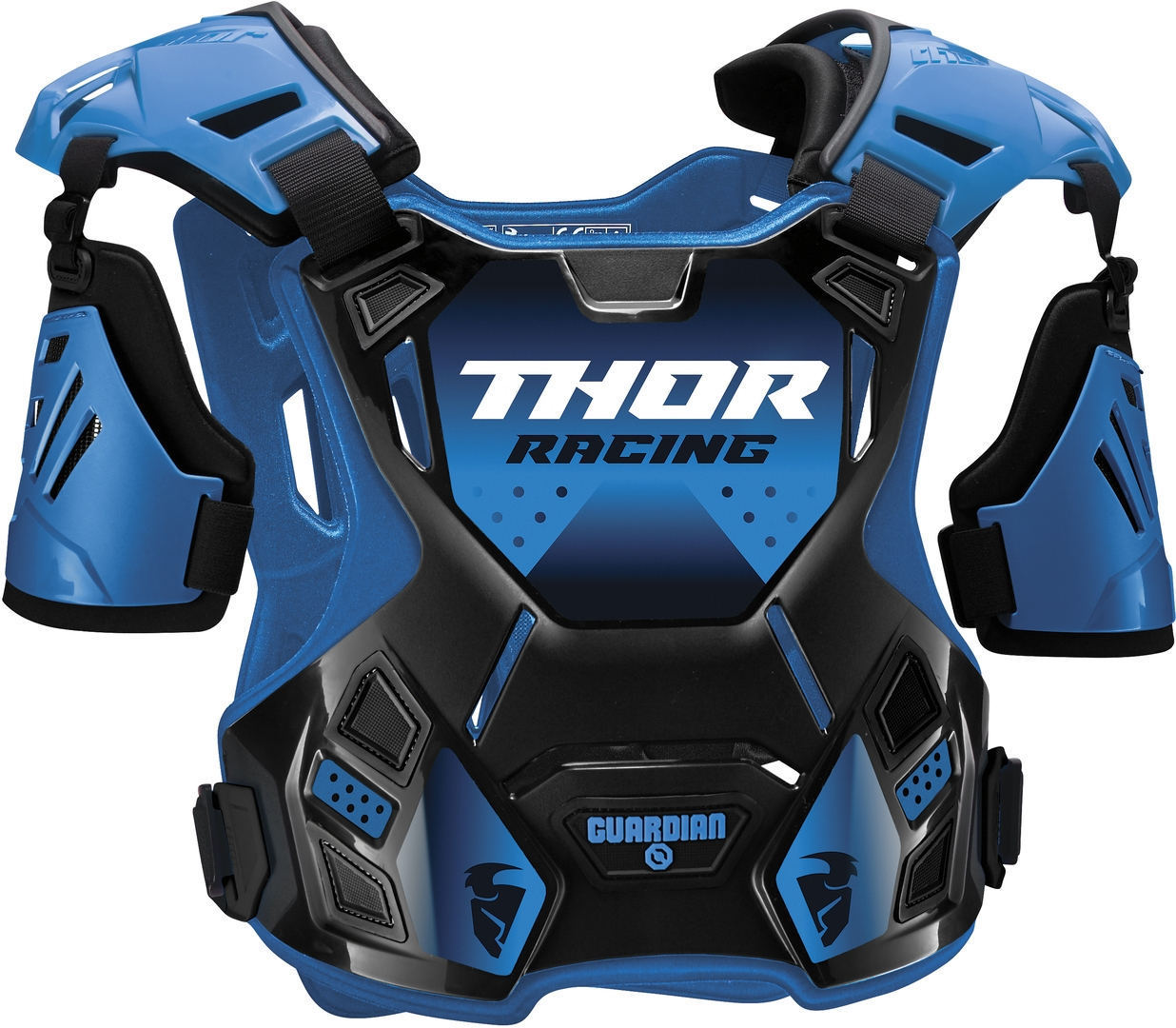 Thor Guardian Brustprotektor- schwarz-blau- Grsse XL 2XL- schwarz-blau- Grsse XL 2XL Motorrad