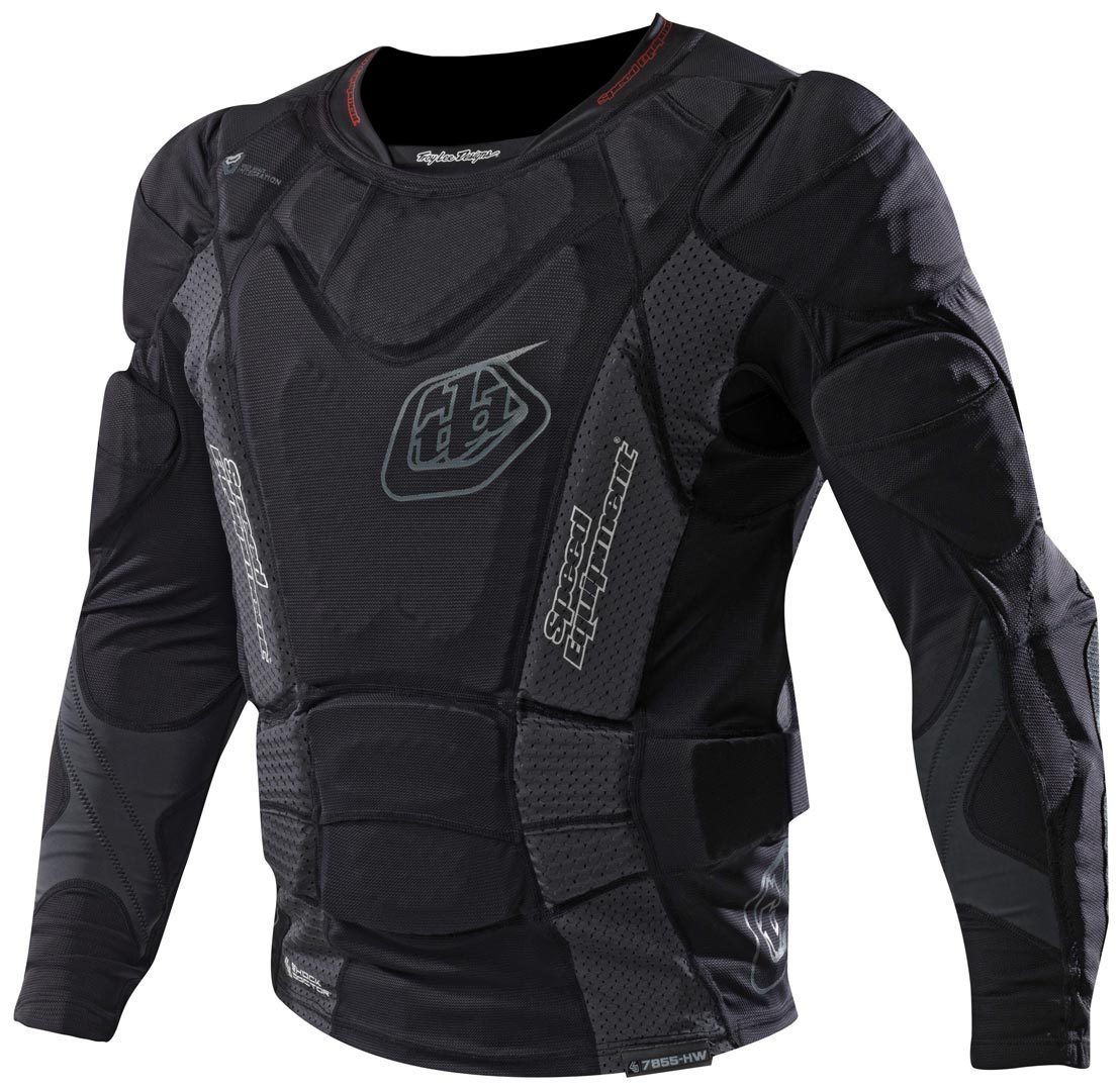 Troy Lee Designs 7855 LS Protektorenshirt- schwarz- Grsse S- schwarz- Grsse S Motorrad
