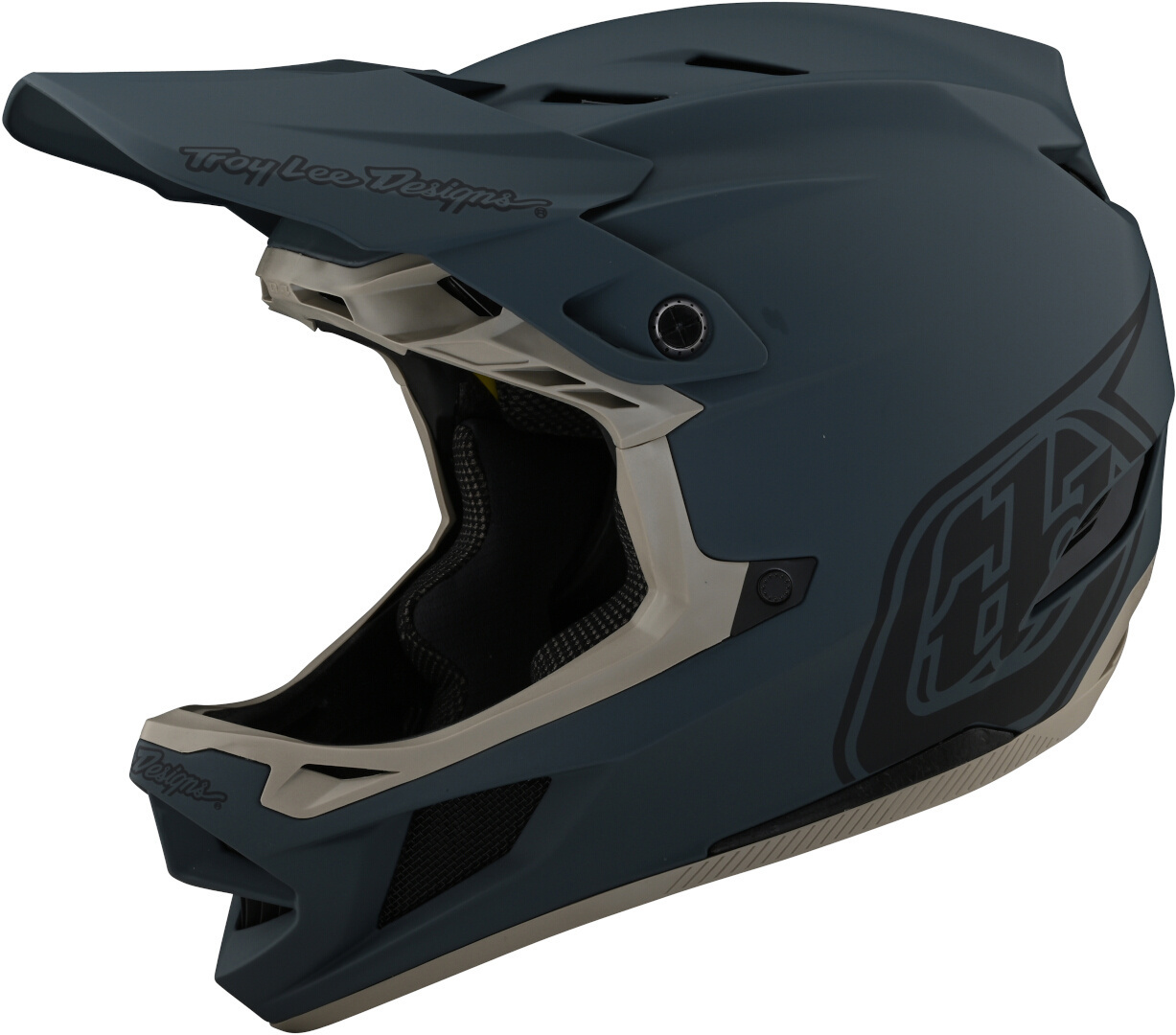 Troy Lee Designs D4 Stealth MIPS Downhill Helm- grau- Grsse XS- grau- Grsse XS Motorrad