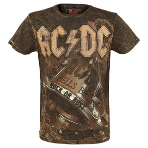 AC-DC EMP Signature Collection T-Shirt Braun Motorrad