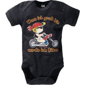 BABY-BODY WENN ICH - Schwarz Rahmenlos Motorrad