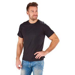 Basic T-Shirt- Doppelpack Schwarz Louis Motorrad