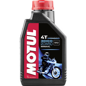 Motorenöl 3000 4T 20W-50- 1 Liter mineralisch Motul Motorrad