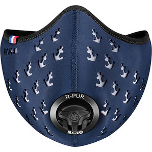 R-PUR Anti-Feinstaub Maske Ancre Blau Motorrad