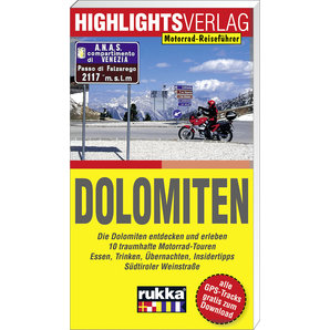Reiseführer Dolomiten Highlights Verlag Motorrad