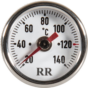 RR-Öltemperatur-Direktanzeiger für viele Fahrzeuge- Zifferblatt weiss RR Motorrad