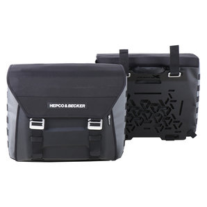 Seitentaschen Xtravel Basic mit universeller Adapterplatte Hepco und Becker Motorrad